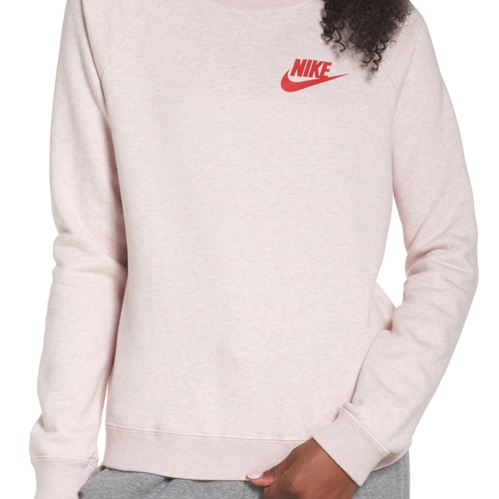 Nike sportswear rally sweatshirt pink small